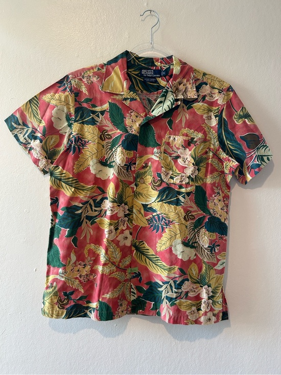 Other - Vintage Polo by Ralph Lauren Medium Caldwell 100% Cotton Hawaiian Shirt EUC